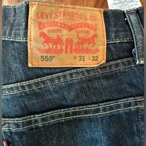 Levi's Dark Blue Relaxed Men's Jeans